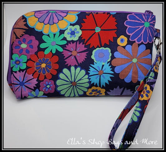 Folk Flowers in Purple
