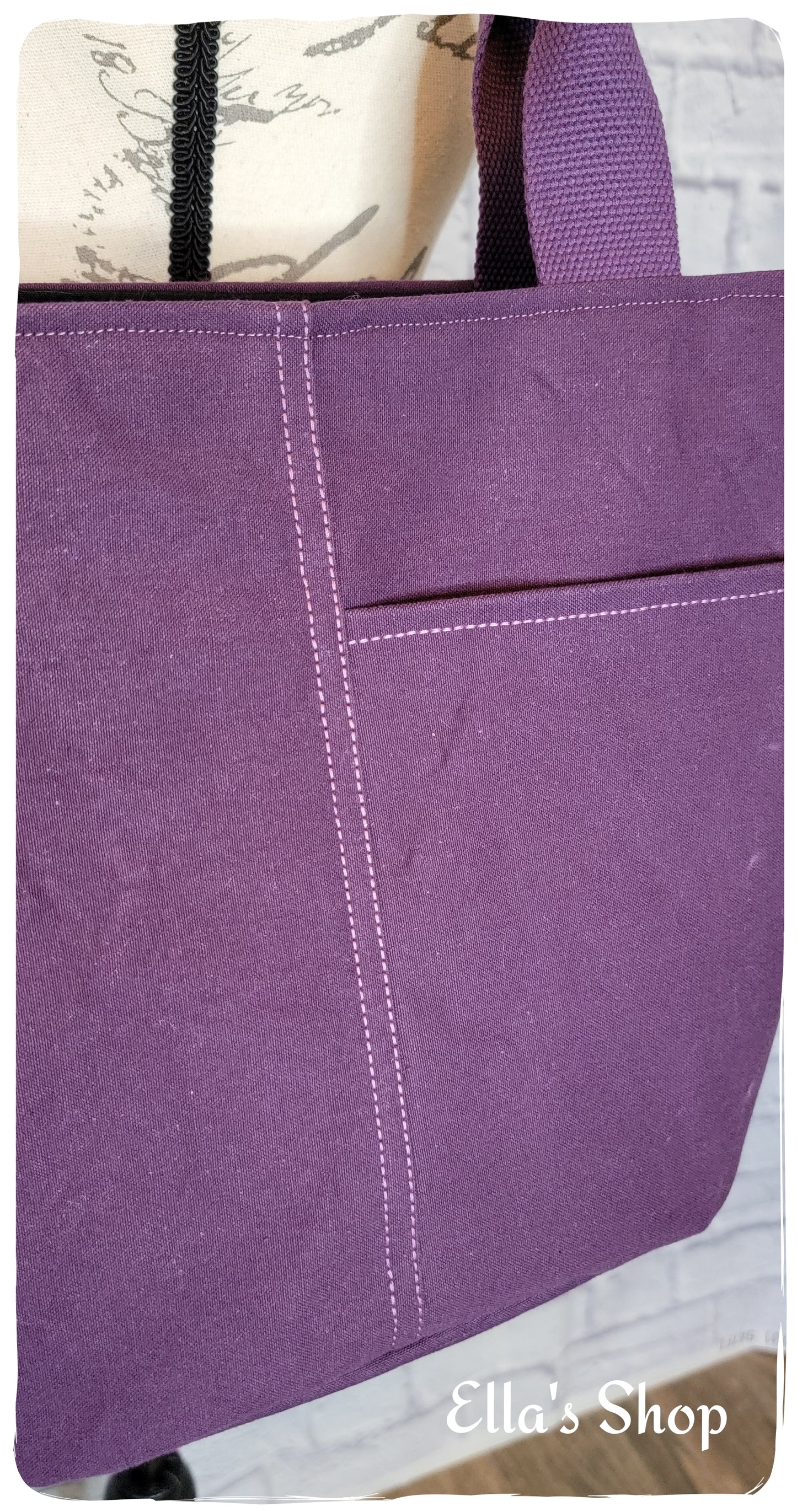 Eggplant Tote