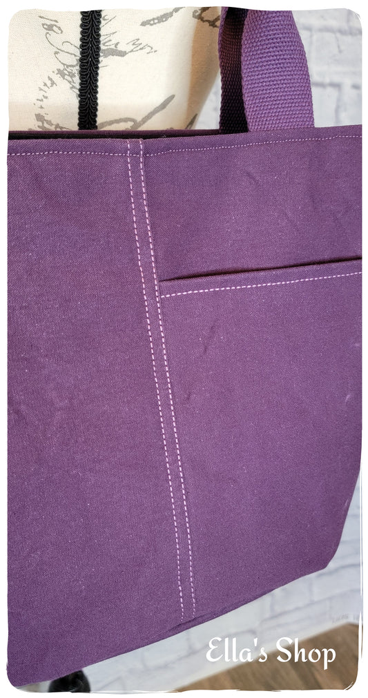 Eggplant Tote