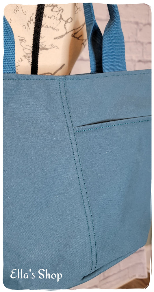 Mosaic Blue Tote