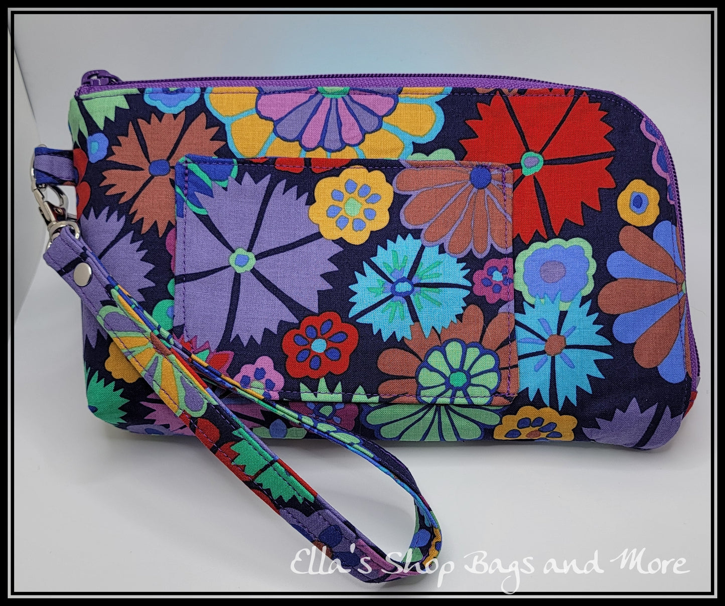 Folk Flowers in Purple