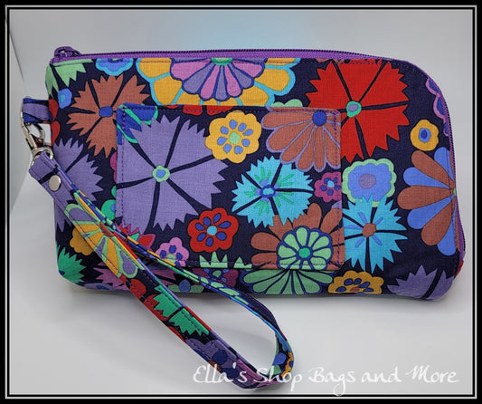 Folk Flowers in Purple