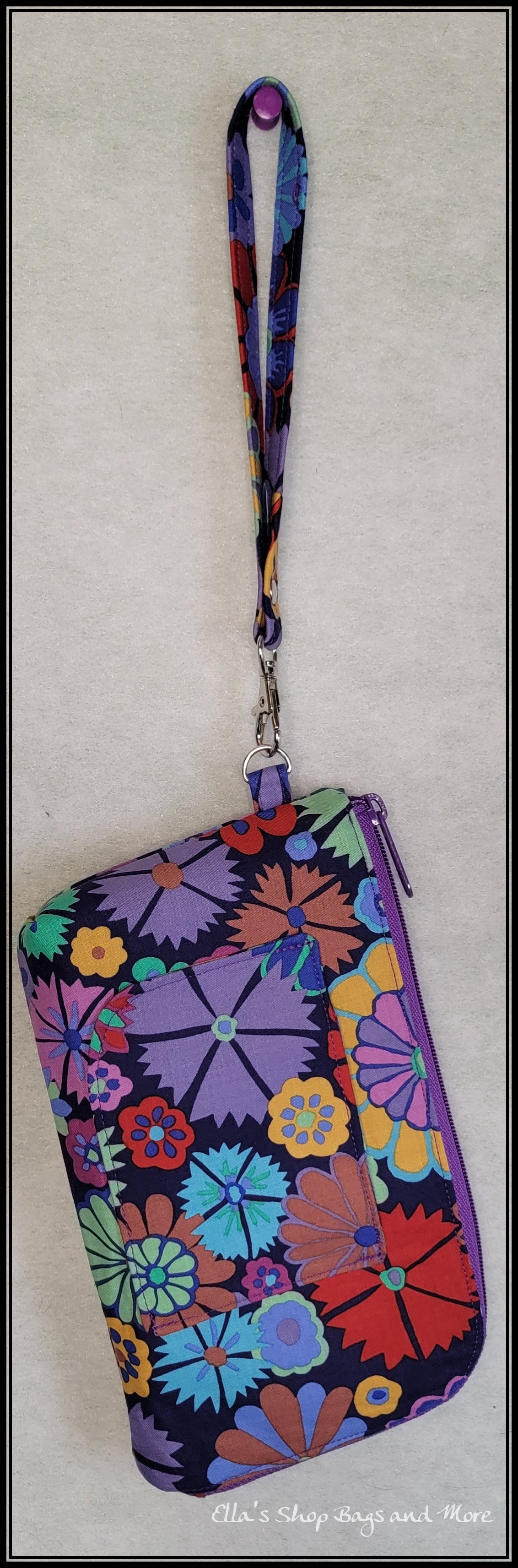 Folk Flowers in Purple