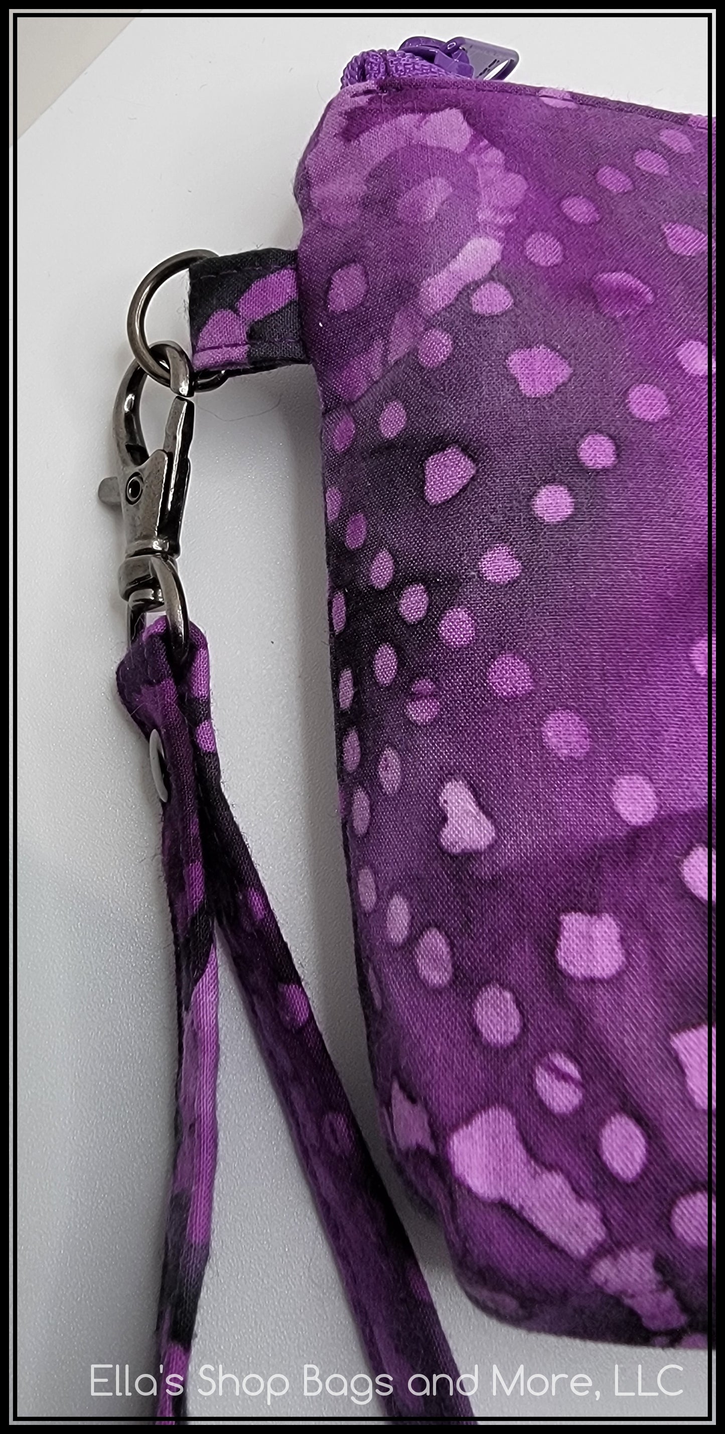 Purple Scroll Batik